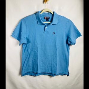 Chaps Ralph Lauren Polo Shirt Mens XL Blue  Short Sleeve